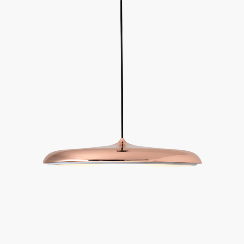 Energy-efficient LED pendant lamp, modern Nordic design for home lighting.
