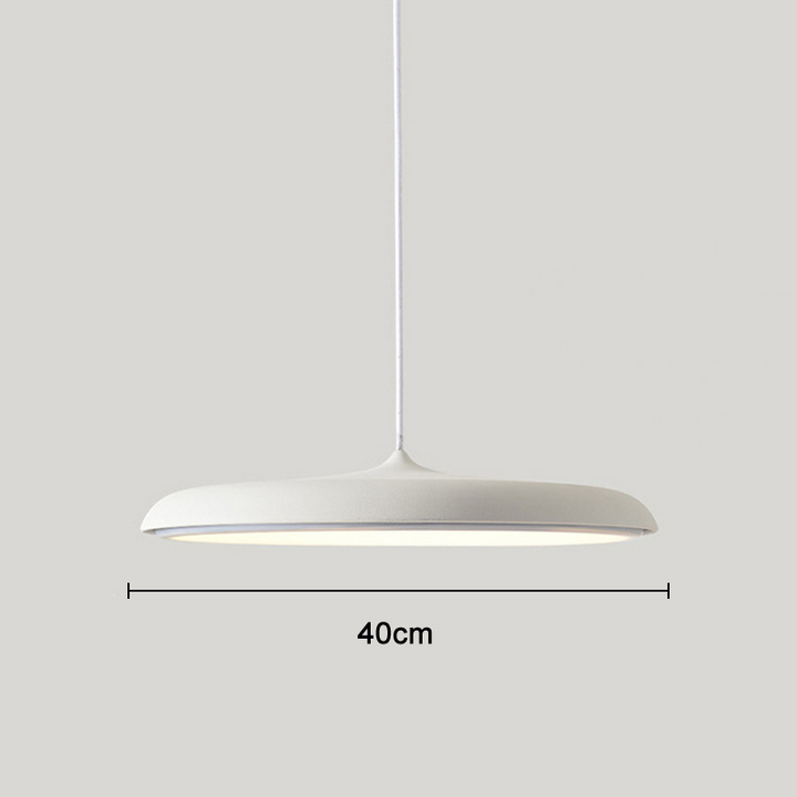 Chic LED pendant light, minimalist modern home decor, energy-saving acrylic.