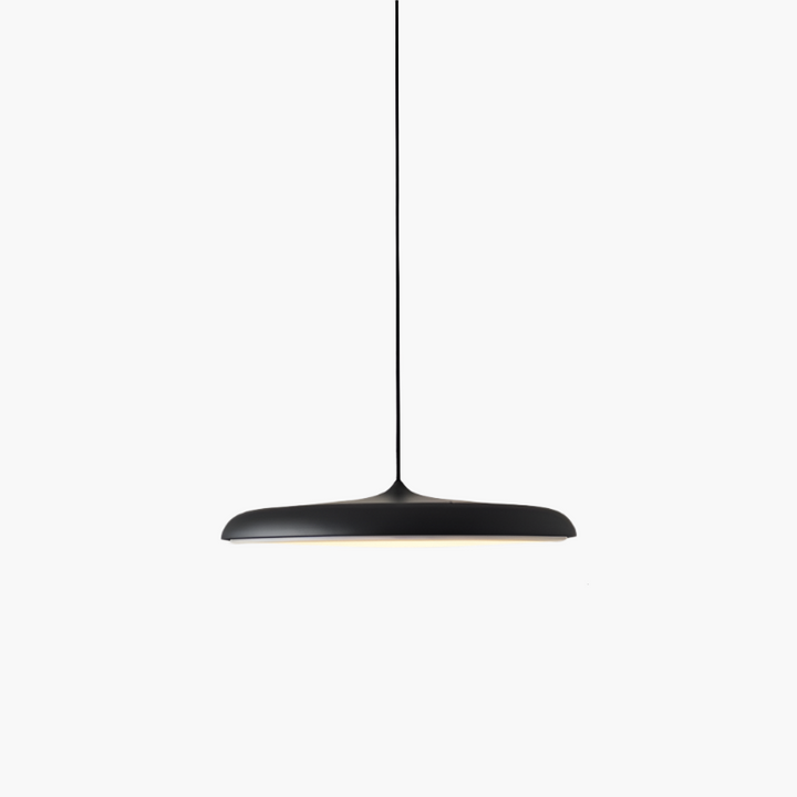 Acrylic LED pendant light, perfect modern kitchen or dining room ambient lighting.