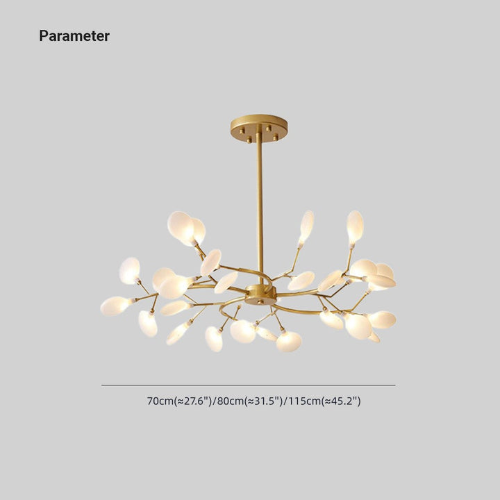 Contemporary black branch chandelier, LED lighting fixture, unique statement piece for interior design.