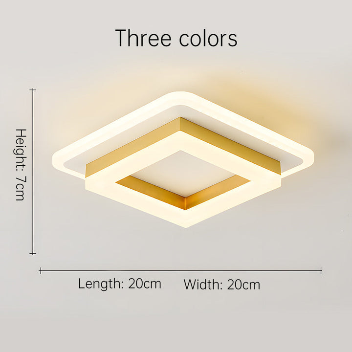 Minimalist modern LED ceiling light, perfect for energy-efficient home decor & interior lighting.
