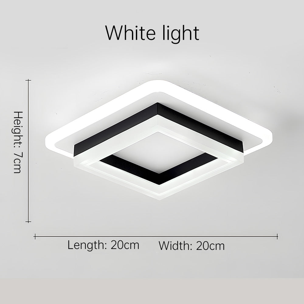 Sleek modern LED ceiling lamp for rooms, delivering energy-efficient and bright interior lighting.
