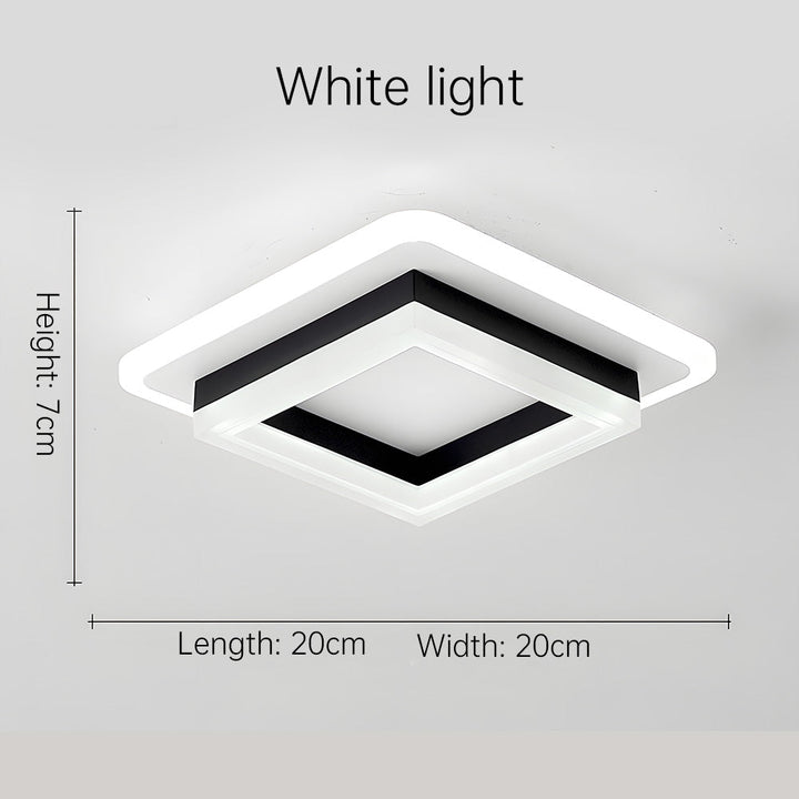 Sleek modern LED ceiling lamp for rooms, delivering energy-efficient and bright interior lighting.
