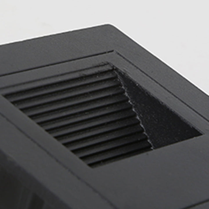 Hardwired outdoor step light, sleek square LED for garden & courtyard security.