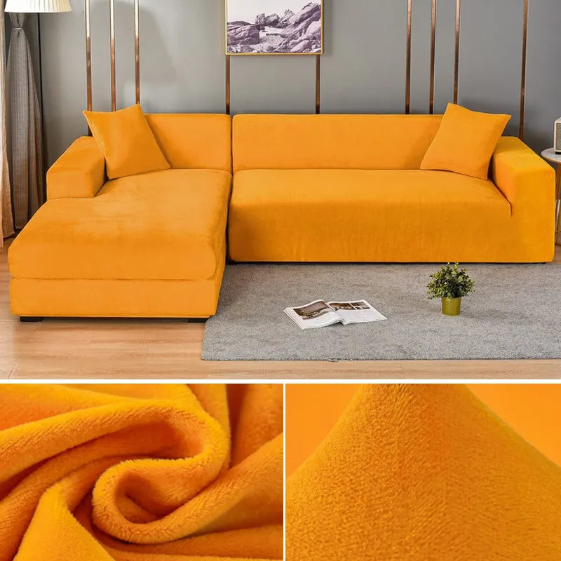 Modern stretch sofa cover, wrinkle-free & washable, protecting your furniture from daily wear.