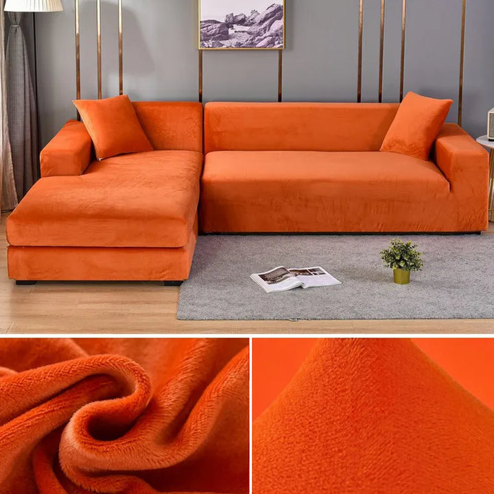 Universal stretch sofa slipcover, washable, wrinkle-free, and a smart furniture protector.