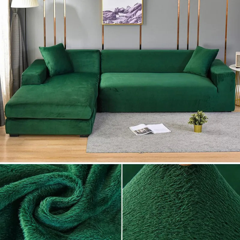 Washable stretch sofa cover, pet friendly & stain resistant, perfect for busy living rooms.