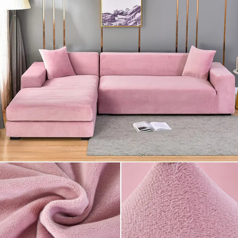 Stain resistant stretch sofa cover, washable and wrinkle-free, enhancing your living room.