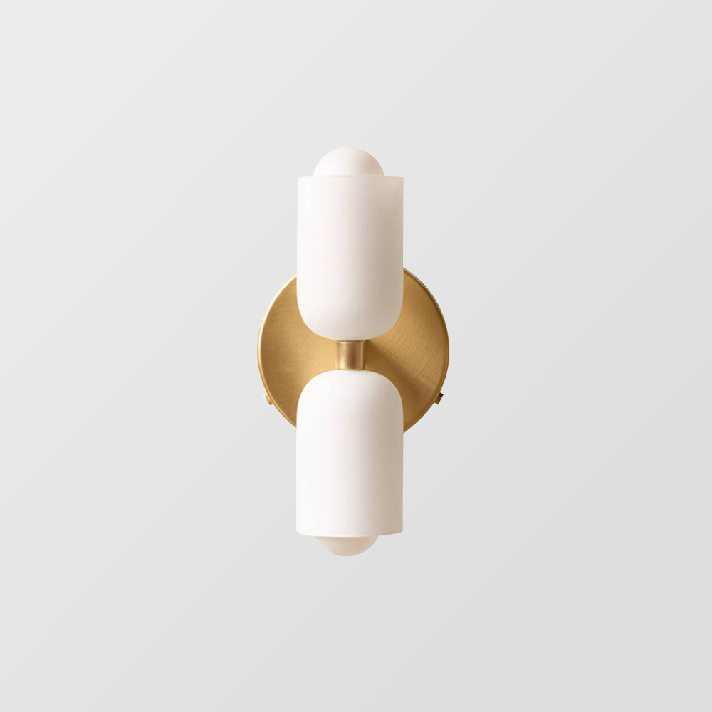Home lighting: modern uplight downlight wall lamp, perfect for ambient bedroom comfort.