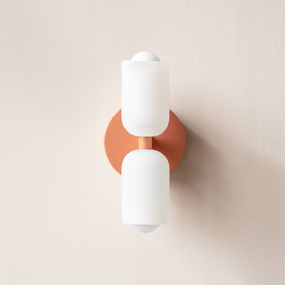 Sleek modern uplight downlight wall lamp, ideal for subtle, contemporary ambient lighting.