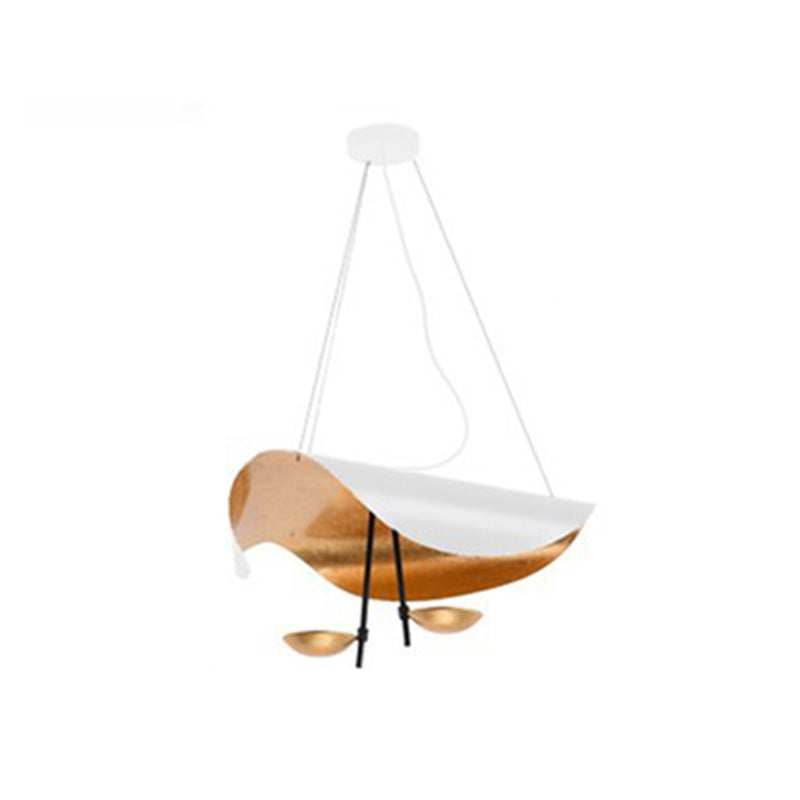 Modern Vellburn leaf design pendant, black ceiling fixture, perfect for dining rooms.