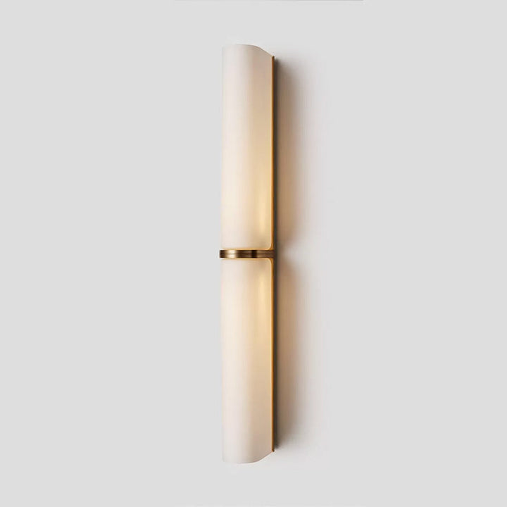 Vertical dimmable LED wall lamp, modern, ideal for contemporary spaces.