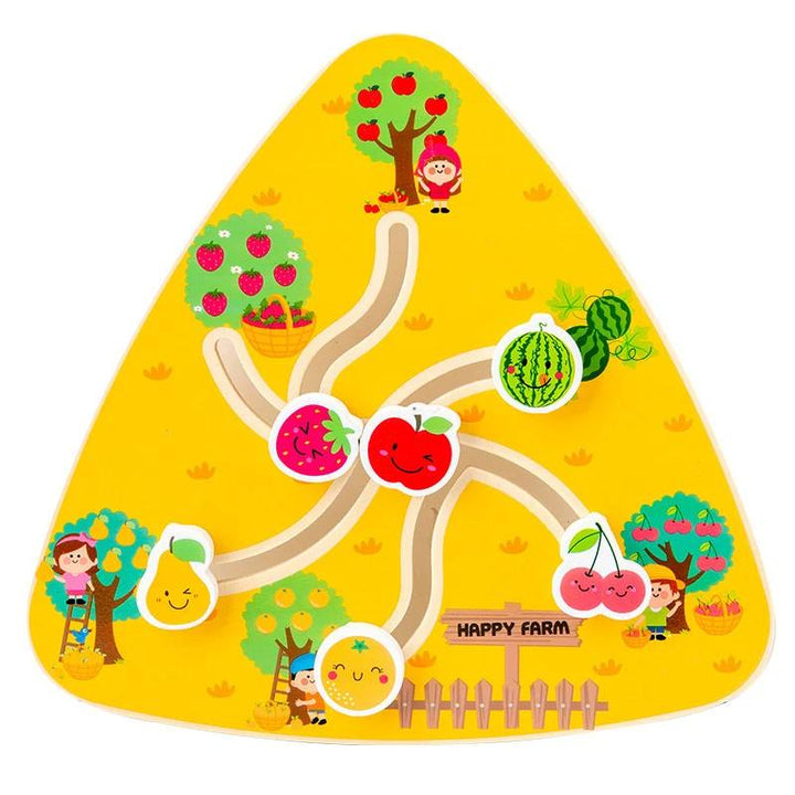 Educational wooden puzzle toy for kids, promoting cognitive development