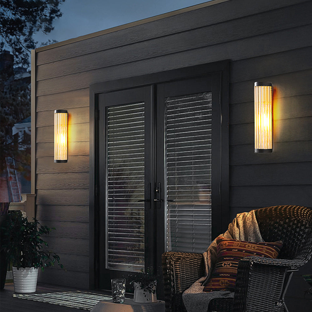 Durable Moorey weatherproof outdoor wall lamp. Modern LED lighting for exterior, garden, patio, balcony & entryway.
