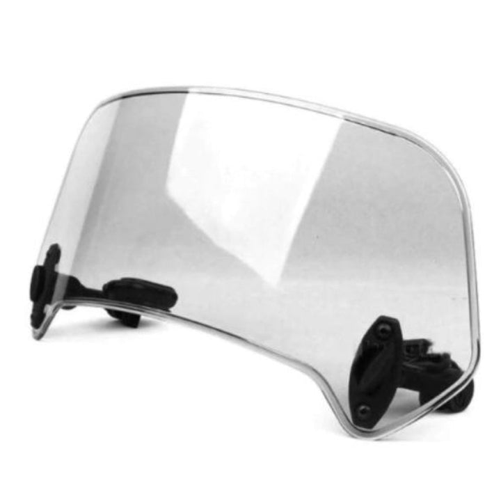 Upgrade your ride with this motorcycle windshield extension, providing superior wind protection and comfort.