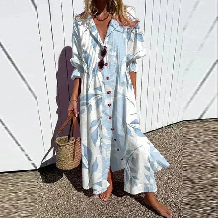Effortless multicolor sleeveless maxi dress for women, bohemian style, comfortable & flowy, perfect for vacation.