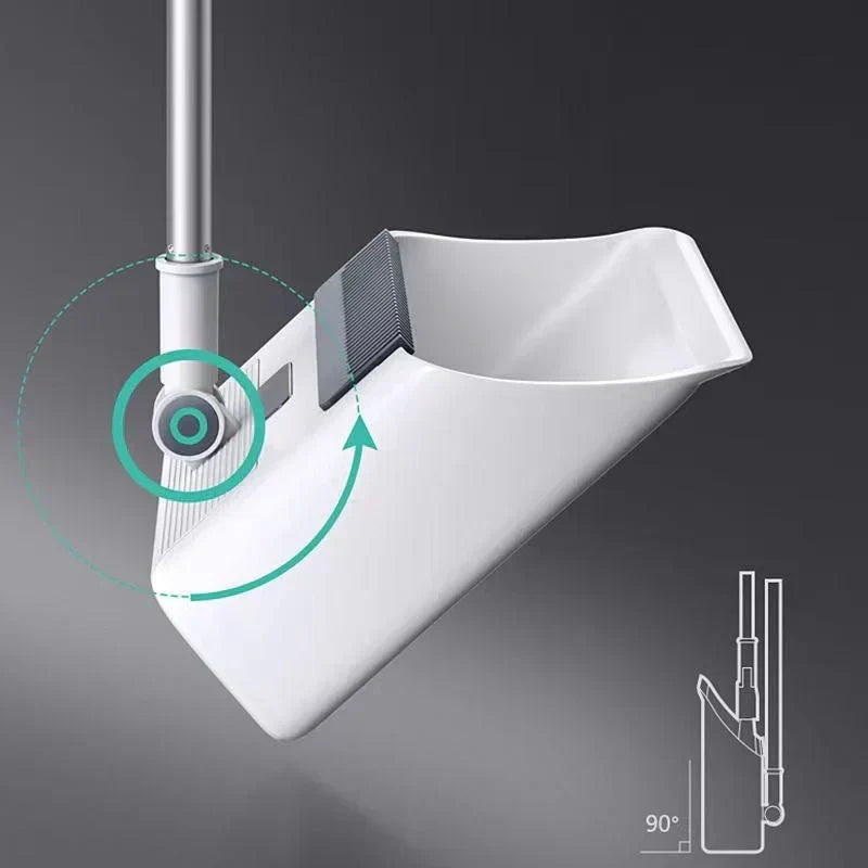 Practical home cleaning broom & dustpan set, ideal for daily floor care and household maintenance.