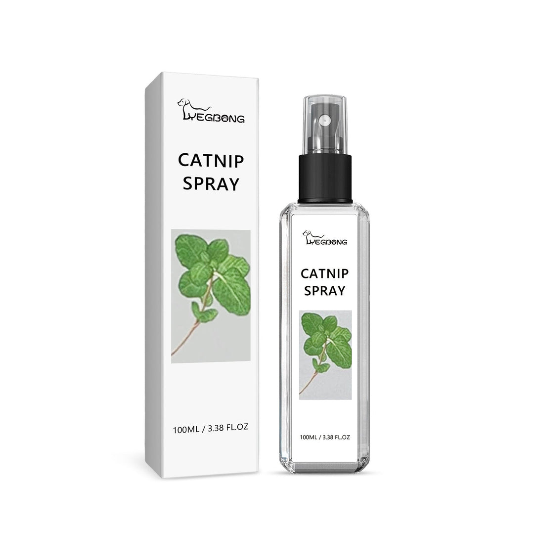 Apply natural cat spray on toys & bedding for feline wellness. Silvervine for stress relief & play enhancement.