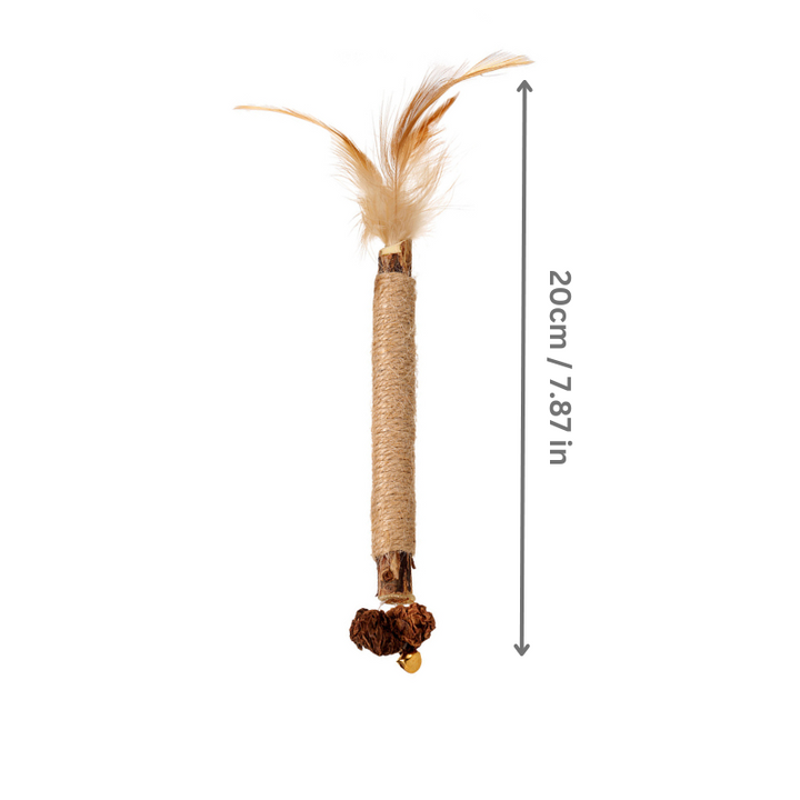 Five organic silvervine sticks for cats. A natural alternative to catnip for dental care.
