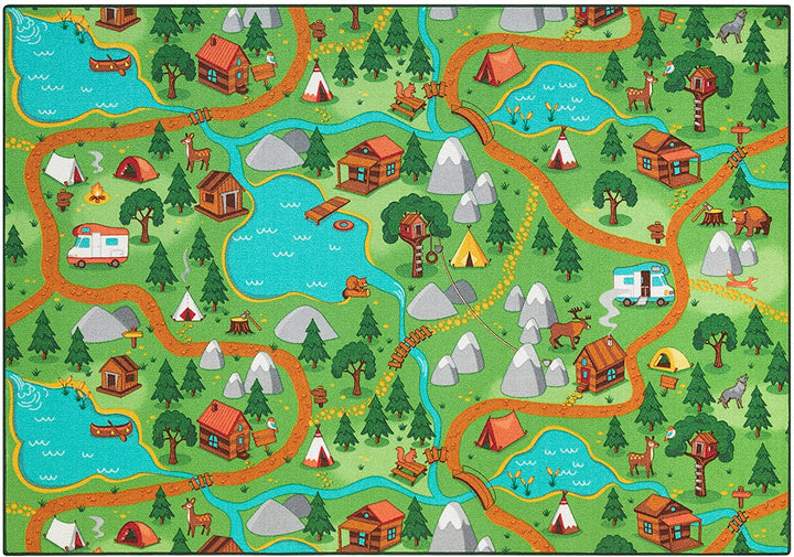 Soft and safe non-slip mat for toddlers, promoting imaginative play
