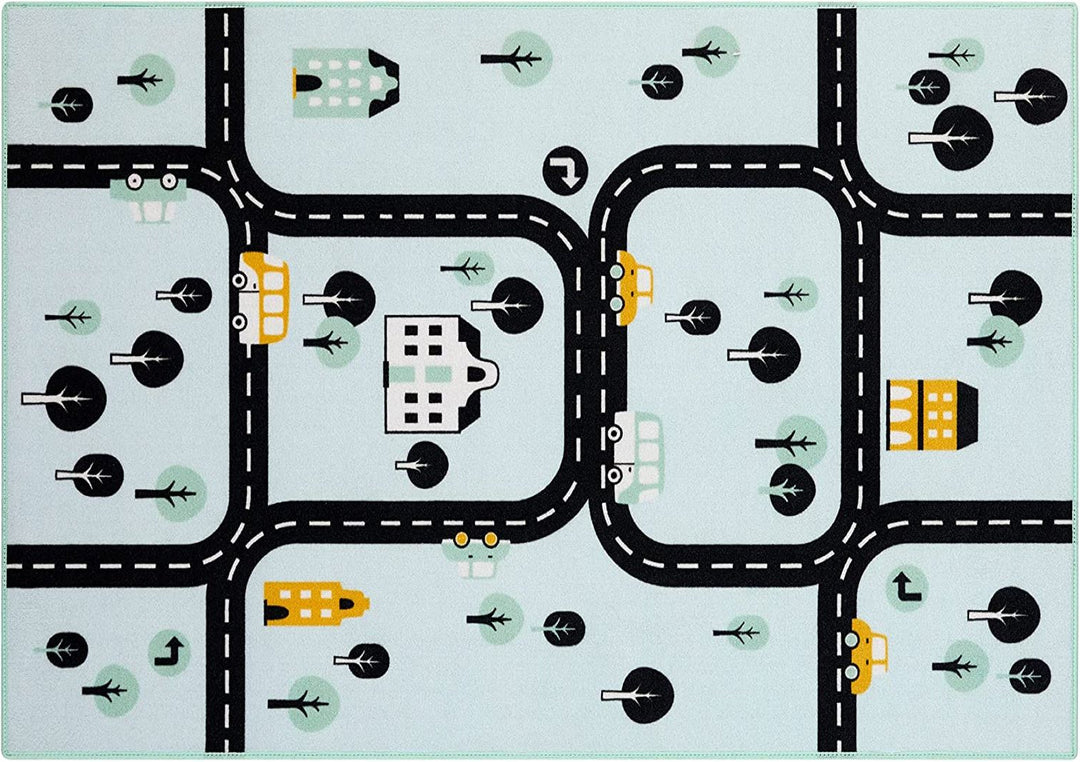 Colorful adventure mat for kids, creating a secure and engaging space