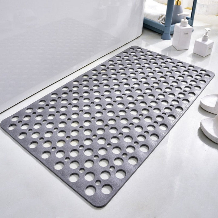 Bathroom safety non-slip mat, crucial for fall prevention and peace of mind. Anti-slip design.