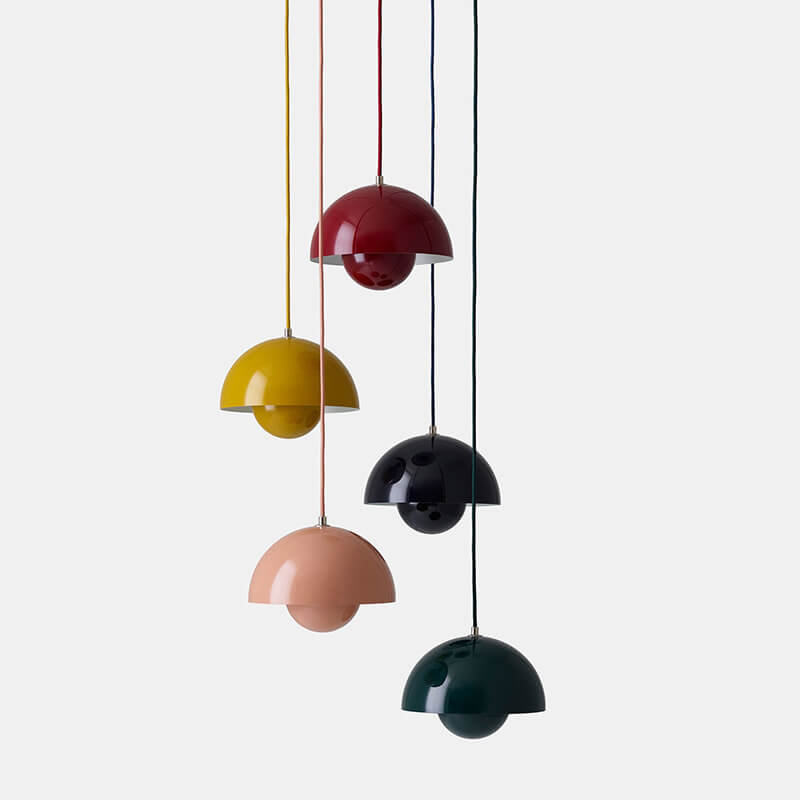 Nordic Dome Pendant Lamp: Modern Scandinavian ceiling light for minimalist home decor. Stylish and timeless lighting.