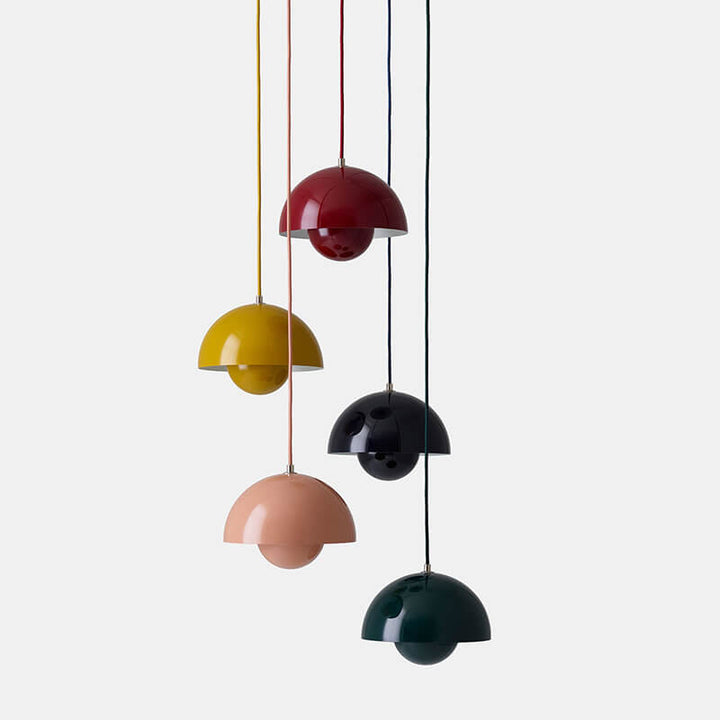 Nordic Dome Pendant Lamp: Modern Scandinavian ceiling light for minimalist home decor. Stylish and timeless lighting.