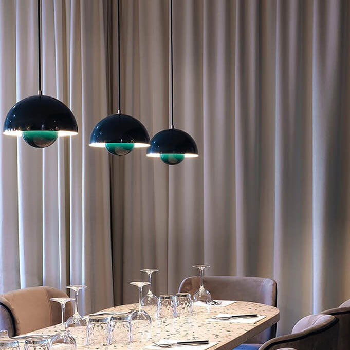 Elegant Nordic Dome Pendant Lamp. Timeless design, ideal modern lighting for living rooms & kitchens. Home decor.