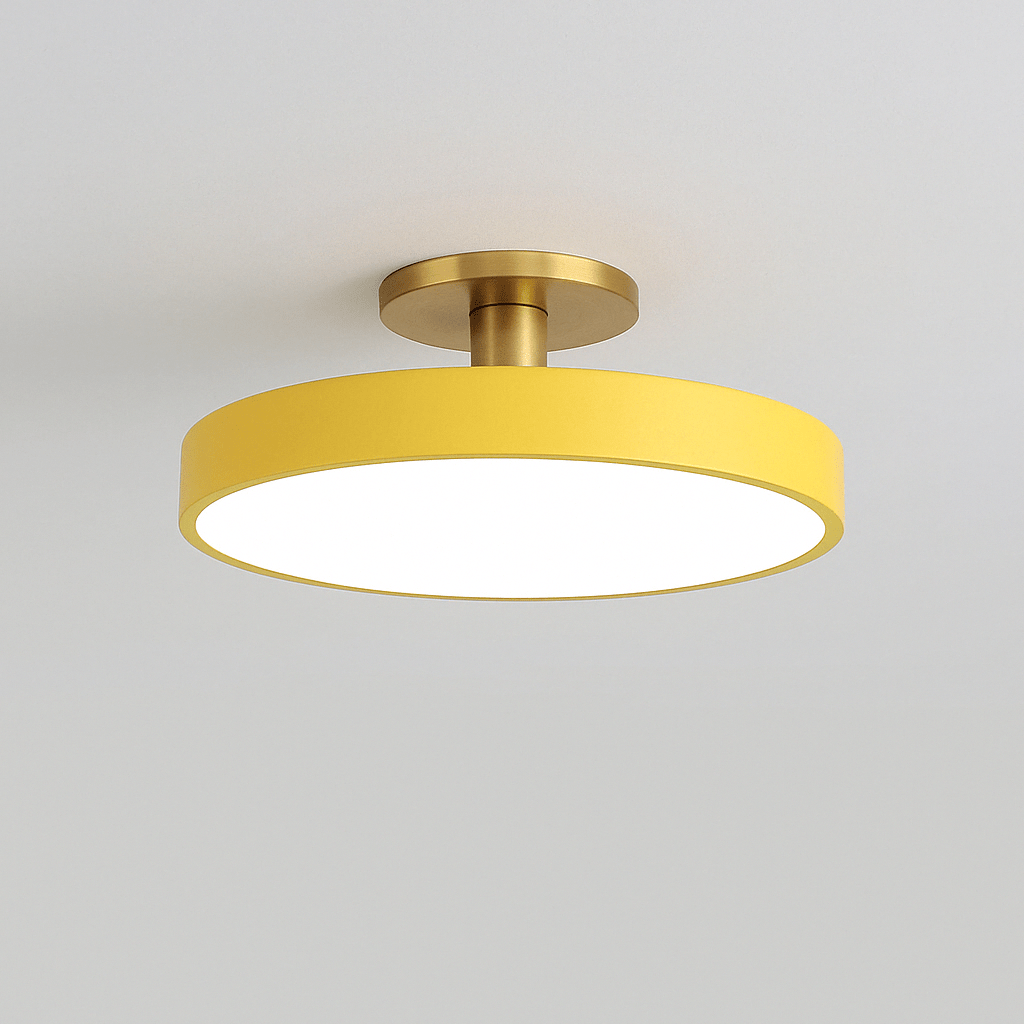 Energy-efficient Nordic LED ceiling light, ideal for modern bedroom & kitchen lighting.