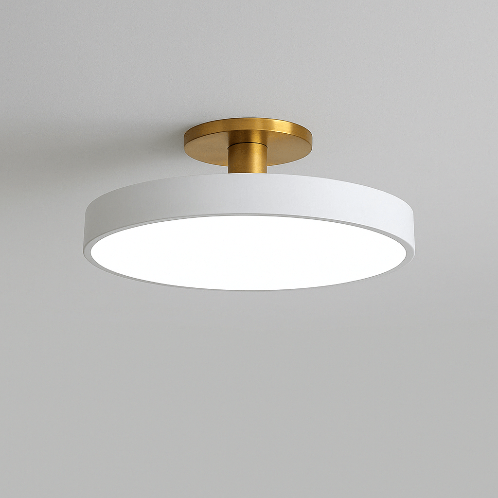 Contemporary Nordic design LED ceiling light, a modern accent for any room.
