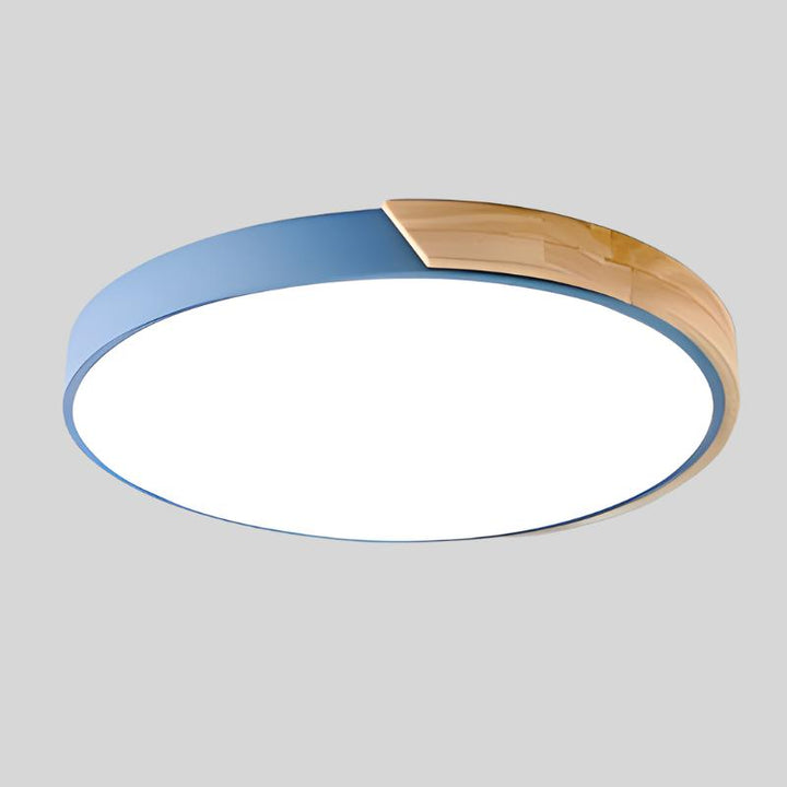Decorative Nordic Macaroon ceiling lamp, modern LED lighting bringing Scandinavian style to interiors.