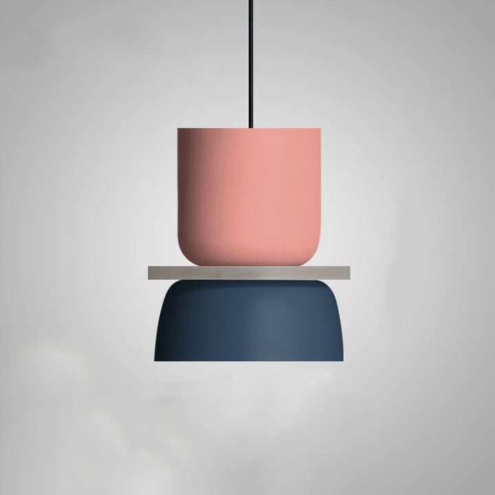 Nordmere dual-tone dome pendant. Contemporary lighting fixture, ideal for modern home decor.