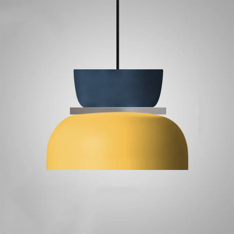 Chic dual-tone dome pendant. Nordic style lighting, a modern ceiling lamp for any room.