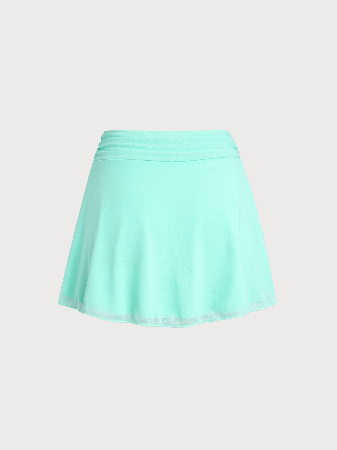 Summer fashion off-white women's skirt with star details, a stylish beach cover-up.
