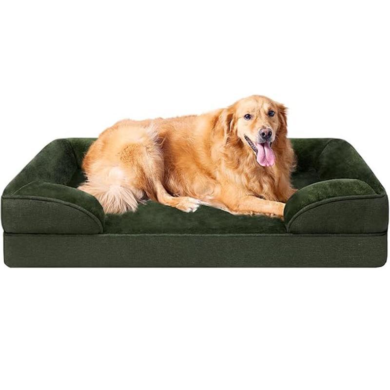 Resilient & durable orthopedic dog bed for small dogs, engineered with memory foam for lasting joint support.