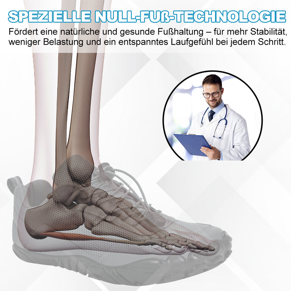 Step into comfort with these orthopedic waterproof barefoot walking shoes.