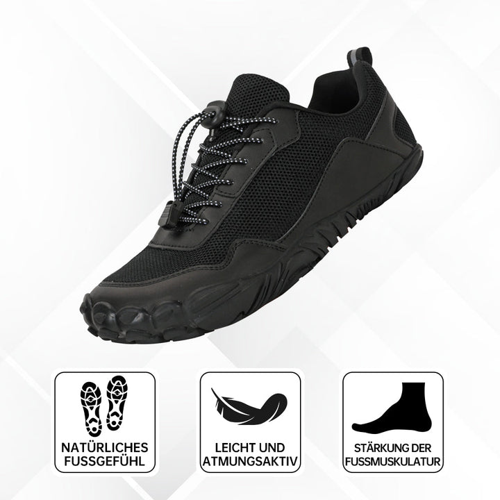Flexible waterproof barefoot shoes offering orthopedic pain relief.