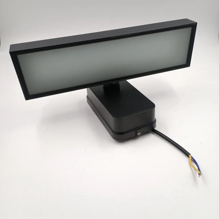 Sleek outdoor motion sensor wall light, adjustable, IP rated, for garden and patio.
