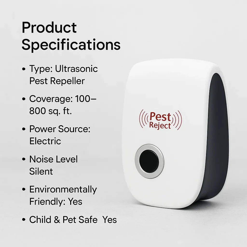 Close-up of the outdoor ultrasonic pest repeller, ready for garden installation.