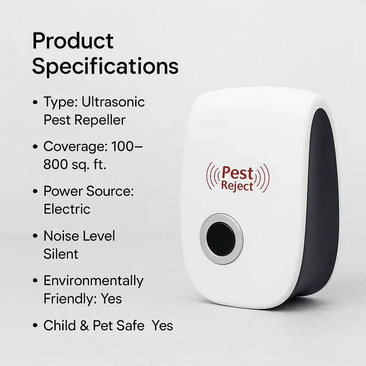 Close-up of the outdoor ultrasonic pest repeller, ready for garden installation.