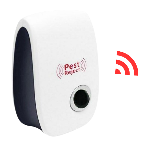 Eco-friendly outdoor ultrasonic squirrel repeller, silently deters garden rodents.