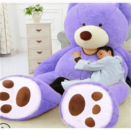 Unisex giant teddy bear plush, a large customizable stuffed animal & comfort toy. Perfect for kids & decor.