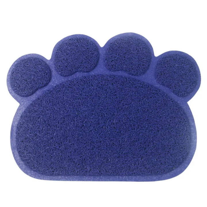 Keep your home tidy with this effective paw-shaped cat litter catcher mat, a must-have for cat owners.