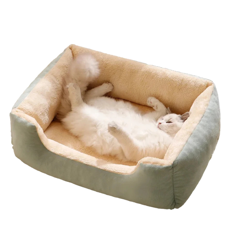 PawHaven Cozy Cat & Small Dog Sofa Bed | Plush Pet Haven