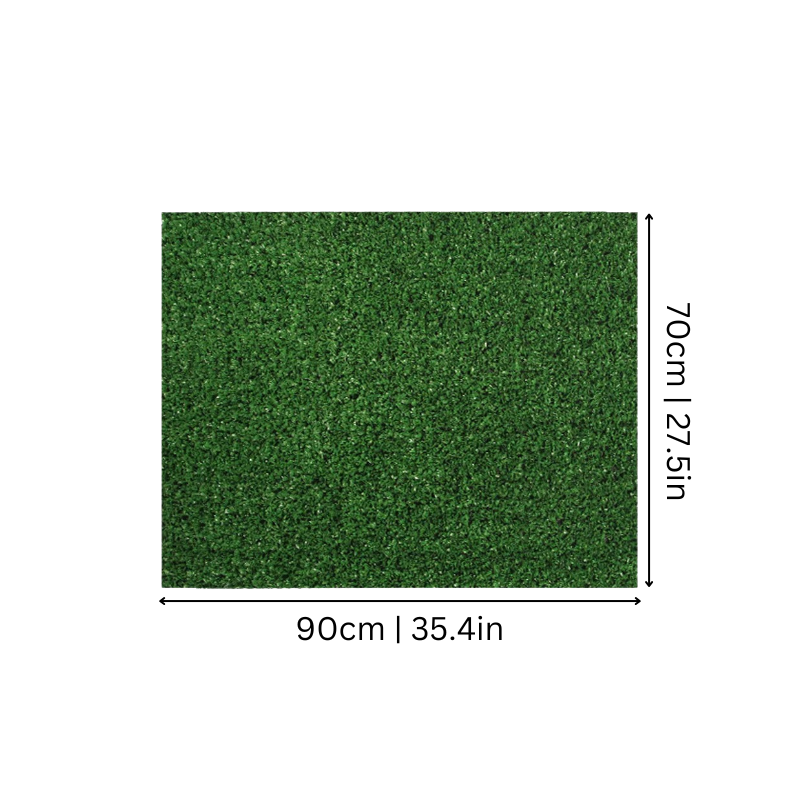 Enjoy outdoor pet comfort with the PawLawn all-weather artificial grass mat.