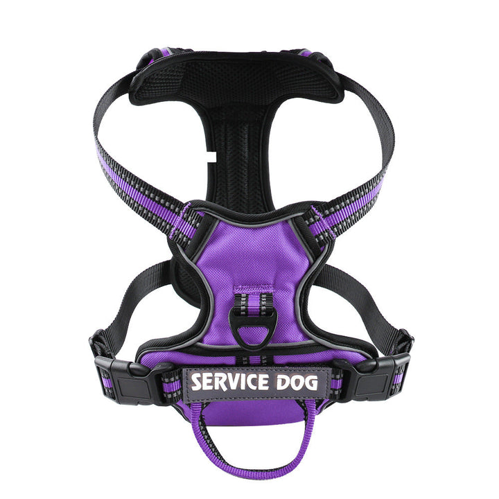 Durable Y-shape dog harness, custom-fit, with secure buckles for maximum pet safety & comfortable adventures.