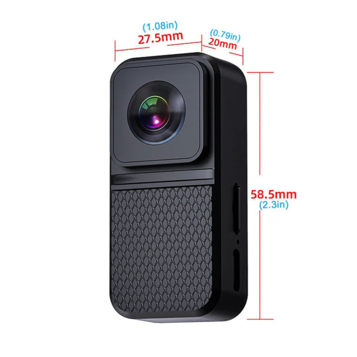 Pet camera on a multi-color collar, showcasing its versatility for dogs & cats. 1080p HD 160° view.