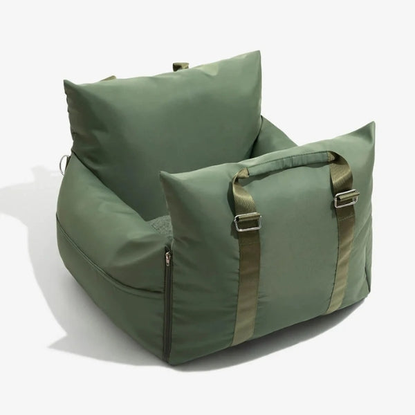 Protect car seats with this waterproof dog travel bed. Provides safety & comfort for your pet on journeys.