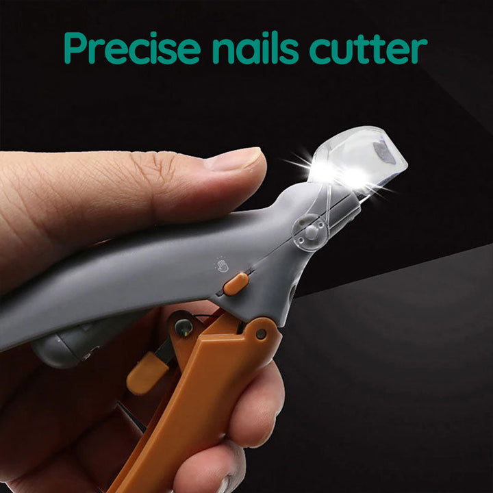 Premium pet nail clipper & grooming tool with LED light for safe, accurate dog & cat paw care.